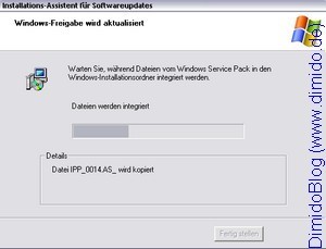 Service Pack 3 in Windows XP System-CD integrieren - Bild 4