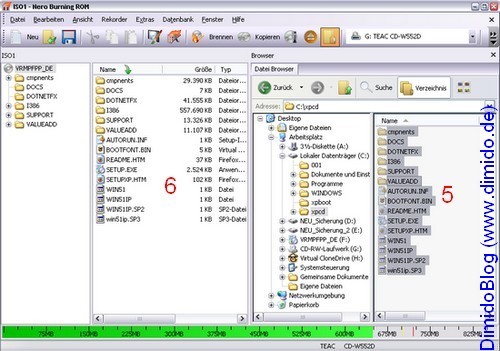 Service Pack 3 in Windows XP System-CD integrieren - Bild 8
