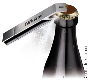Flaschenöffner und USB-Stick in Einem