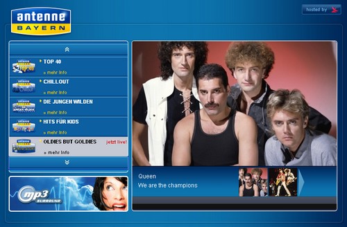 Webradio - Antenne Bayern - Screenshot