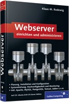 Buchcover - Webserver einrichten und andministrieren 