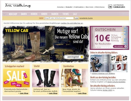 Im Walking - Auswahl an über 5000 Paar Schuhen