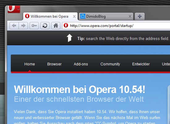 Opera Desktop Browser