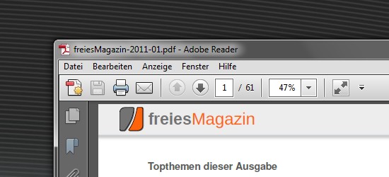 Adobe Reader X Lite – Kleinere Ausgabe vom Adobe PDF Reader X
