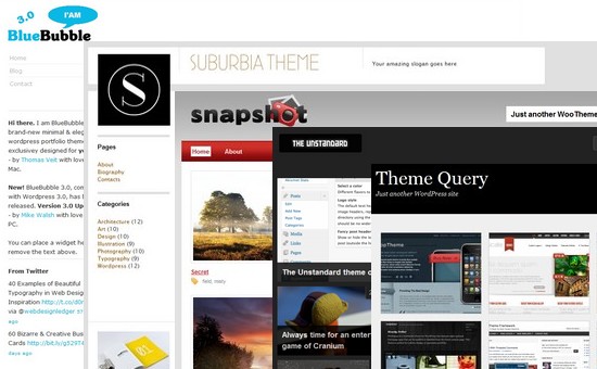 Top 20 – WordPress Themes, Templates für Grafiker, Fotografen und Designer