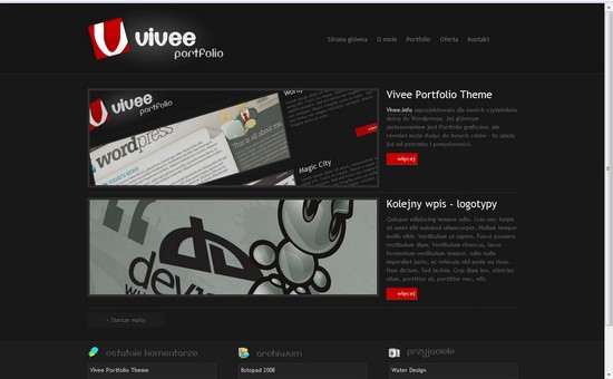 WordPress Themes, Templates - Vivee Portfolio