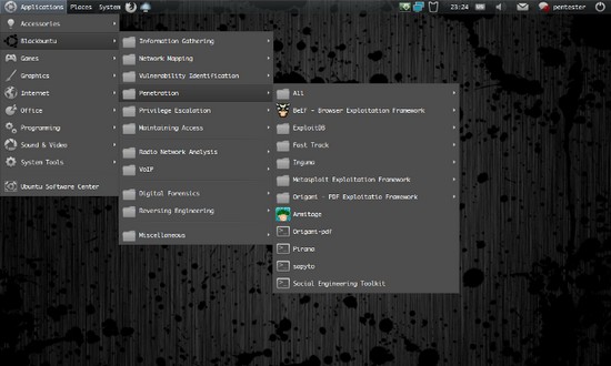Das schwarze Ubuntu, Linux für die Sicherheit: Blackbuntu