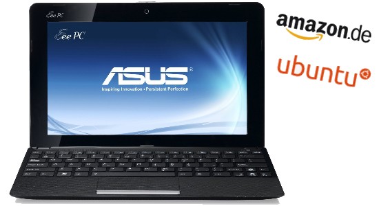 Amazon: Erster Asus Eee PC, Netbook, mit Ubuntu aufgetaucht Amazon: Erster Asus Eee PC, Netbook, mit Ubuntu aufgetaucht