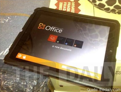 Microsoft Office für das iPad