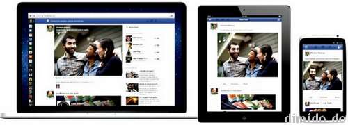 Facebook mit neuem Newsfeed und Design, plus Link für die Warteliste