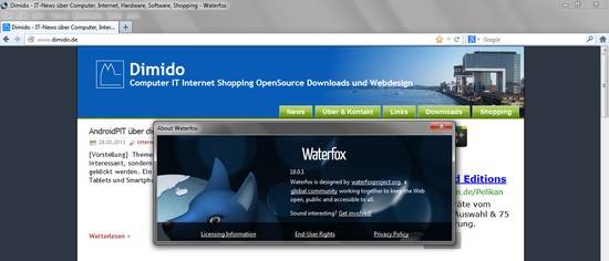 Statt Firefox: 64-Bit-Browser Waterfox nutzen