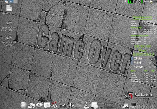 Linux-System für Gamer: SparkyLinux GameOver