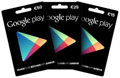 Guthabenkarten - Google Play Store