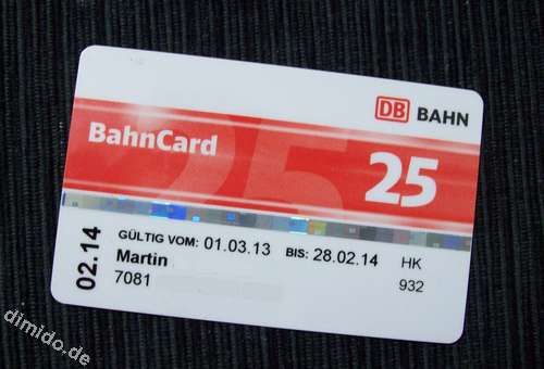 Bahncard kündigen durch Online-Fomular