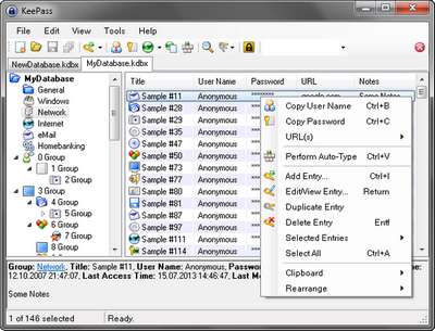 KeePass 2 - Open Source Password Manager für Windows