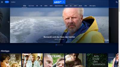 Senderauswahl - Neue ARD Mediathek