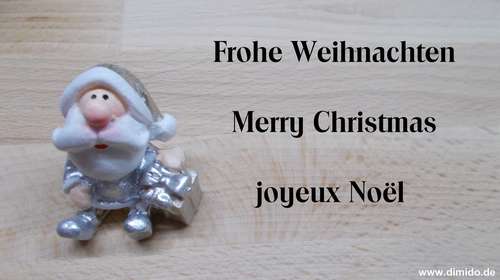 Frohe Weihnachten - Merry Christmas